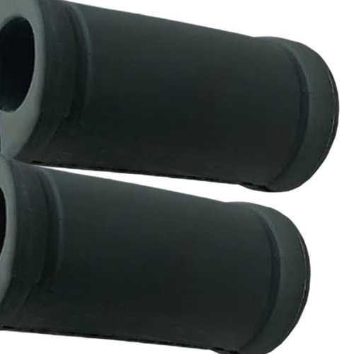 WAGHAVEN 1 Pair Arm Training Rod Grips Barbell Hand Grips Strengthener Weightlifting Rod Grip Dumbbell Resin Grip Barbell (Black, M)