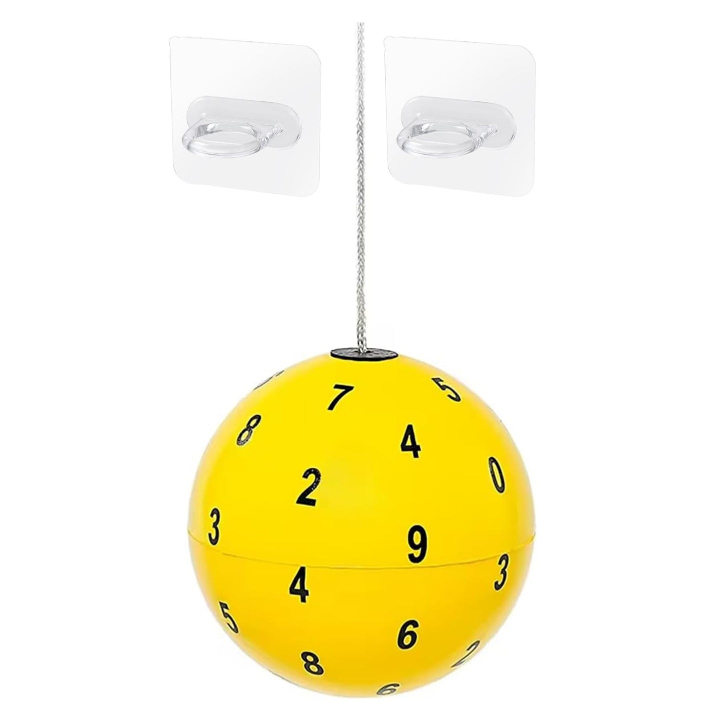 Marsden Ball Vision Therapy with Letters for Hand-Eye Coordination and Visual, Visually Impaired Estrabismo Amblyopia Vision Children Eye Therapy Training Improve Ball (Yellow)