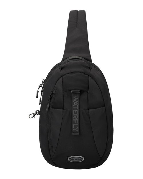 WATERFLY Small Crossbody Sling Backpack: RFID Blocking Anti Theft Sling Chest Bag Travel Shoulder Causal Daypack