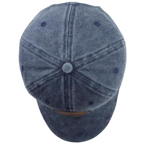 That's What I Do I Play Guitar and I Know Things Hats for Men Women, Adjustable Guitar Decor Leather Patch Baseball Cap