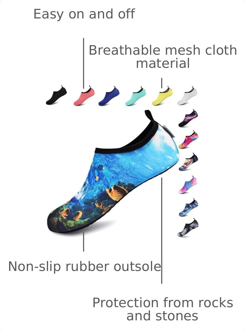VIFUUR Water Sports Unisex Shoes Deepsea - 11-12 W US / 9.5-10.5 M US (42-43)