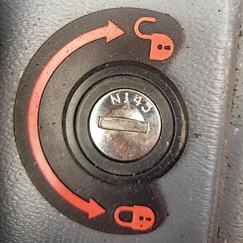 KeyPower N001-N250 & N001R-N250R PreCut Keys (2) for Thule Ski, Roof, Cargo Box, Carrier Racks and Crossbars, Select Your Key Number, Come with One Free D1251 LockCore Control Removal Key, Code:N019
