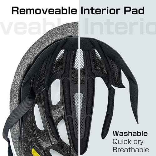 Lumdeer RC1 Bike Helmet for Adults - Superior 24 Airflow Road Cycling Bicycle Helmet Lightweight, USB Rechargeable Light, Ajustable Dial &Strap, Magnetic Goggles or Visor