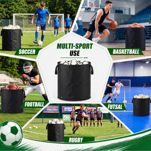 Large Sport Ball Storage Bin for Basketball Soccer Volleyball & More