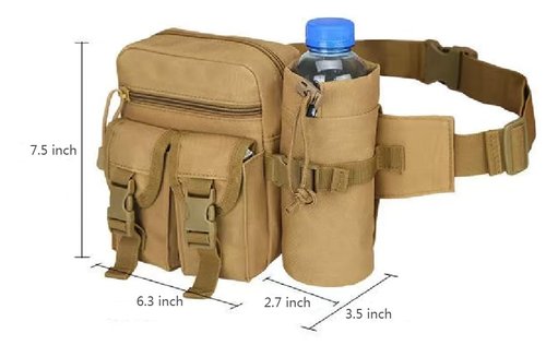 outdoor multifunctional waist bag men and women travel water bottle bag