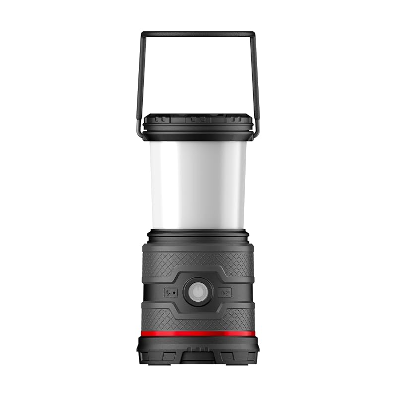 Coast EAL35R 1000 Lumen Voice-Controlled LED Lantern – Black (5 Modes, Power Bank, USB-C, IP54)