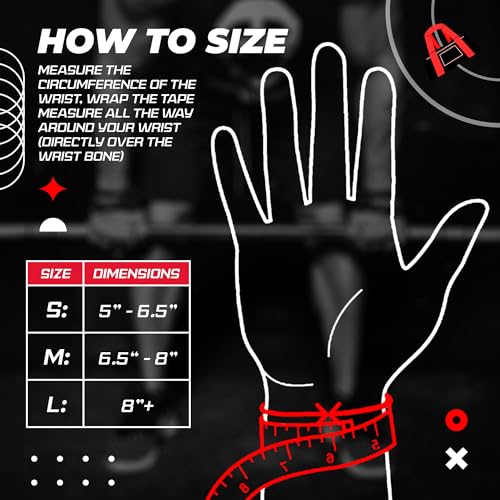 Medium JerkFit Death Grips Lifting Straps - Car Tire Grade Rubber Wrist Support for Deadlifts & Pull-Ups