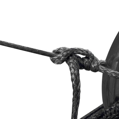 emma kites Black 1.3mm Hollow UHMWPE Braided Cord Spliceable Utility Cord DIY Leash Tent Tarp Guyline Hammock Ridgeline Whoopie Sling Bear Bagging for Camping Backpacking Survival Boating 100Ft