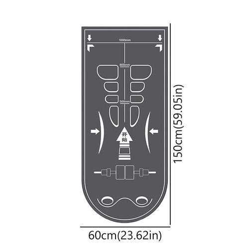 Exercise Equipment Mat for Ab Roller Wheel, Non-Slip Exercise Mat Extra Long Sound Insulation Knee Mat The Joints Protect Reusable Gym Mat for Abdominal Yoga Floor Workouts