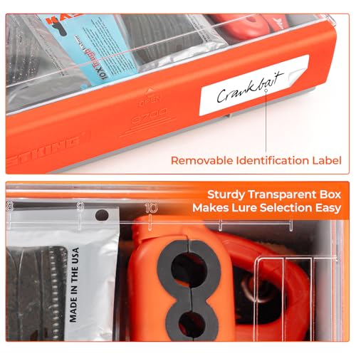 KastKing HyperSeal Waterproof Tackle Box 3700 Deep with No Compartments