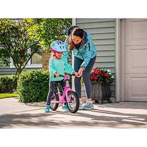 Schwinn Balance Bike, 12 Inch Bike for Kids Ages 2-4, Durable Steel Frame, Padded Seat, Cushioned Grips, Adjustable Seat Grows with Your Child, No Training Wheels Needed, Training Bicycle for Kids