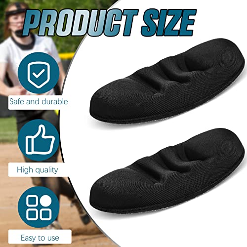 Softball Face Mask Chin Pad Set Black - 4 Pack, Comfortable & Absorbent