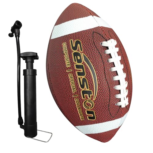 Youth Size 6 Premium Composite Leather Football - Brown