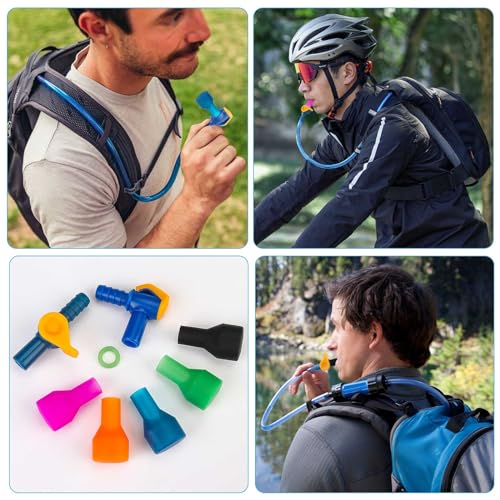 8 Pack Water Bottle Replacement Bite Valves for Hydration Packs