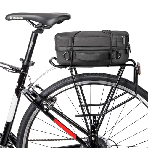 Large Capacity Bike Cargo Rack for Flat Mount Disc & Non-Disc Brake Bikes