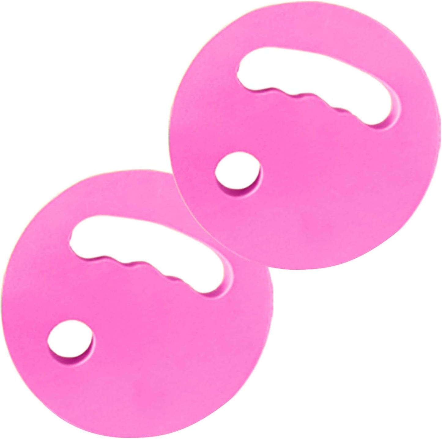 18x3 Cm 2 Pieces Water Exercise Discs EVA Floating Aqua Training Disc Pool Workouts Aid with Ergonomic Grip for Adults Swimming Beginners Teens Women Boys Men