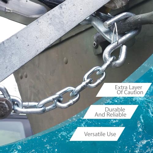 15-Inch Marine Towing Safety Chain Heavy Duty Boat Trailer Chain
