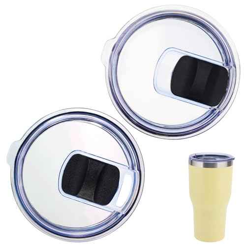 Magnetic 30 oz Tumbler Lid Compatible with Rtic Coffee Travel Mug 30oz ONLY,Splash Proof And BPA Free Replacement Lid,2Pack(OLD Rtic 30oz Not Fit)