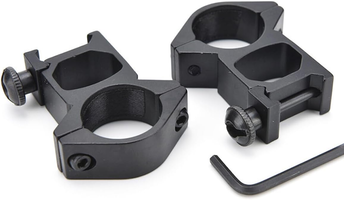 1'' Scope Rings, 2Pcs High Profile or 2Pcs Medium Profile 1 Inch Scope Mount Rings for Picatinny Rail