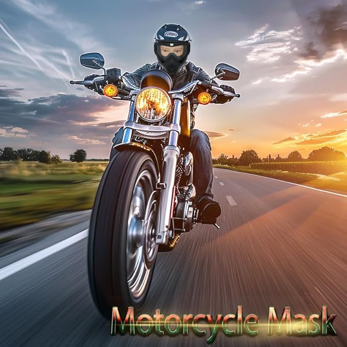 2 Pieces Motorcycle Goggles Detachable Face Mask,Paintball Mask Anti Fog, ATV Dirt Bike Paintball Goggle Anti-Scratch UV400 Eyewear for Men Women