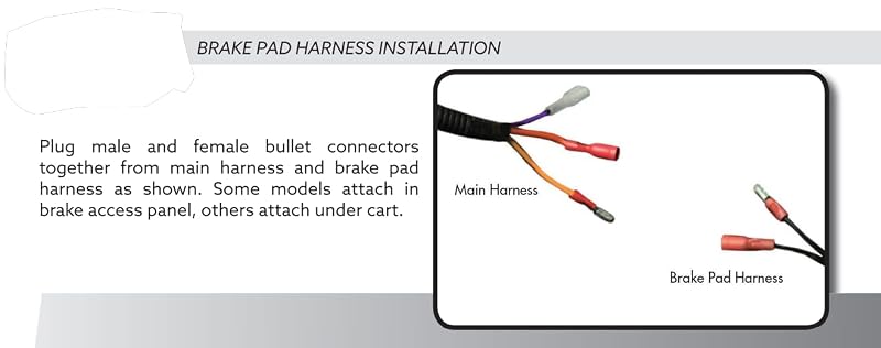 9-Pin Golf Cart Light Harness for Club Car DS, EZGO TXT/RXV, Yamaha – Plug & Play