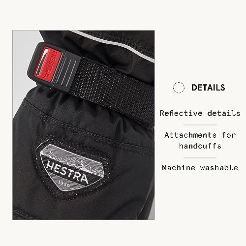 Hestra CZone Junior Mitt (Youth 2-13yrs) I Waterproof, Insulated Kids Mitten for Skiing, Snowboarding or Playing in The Snow
