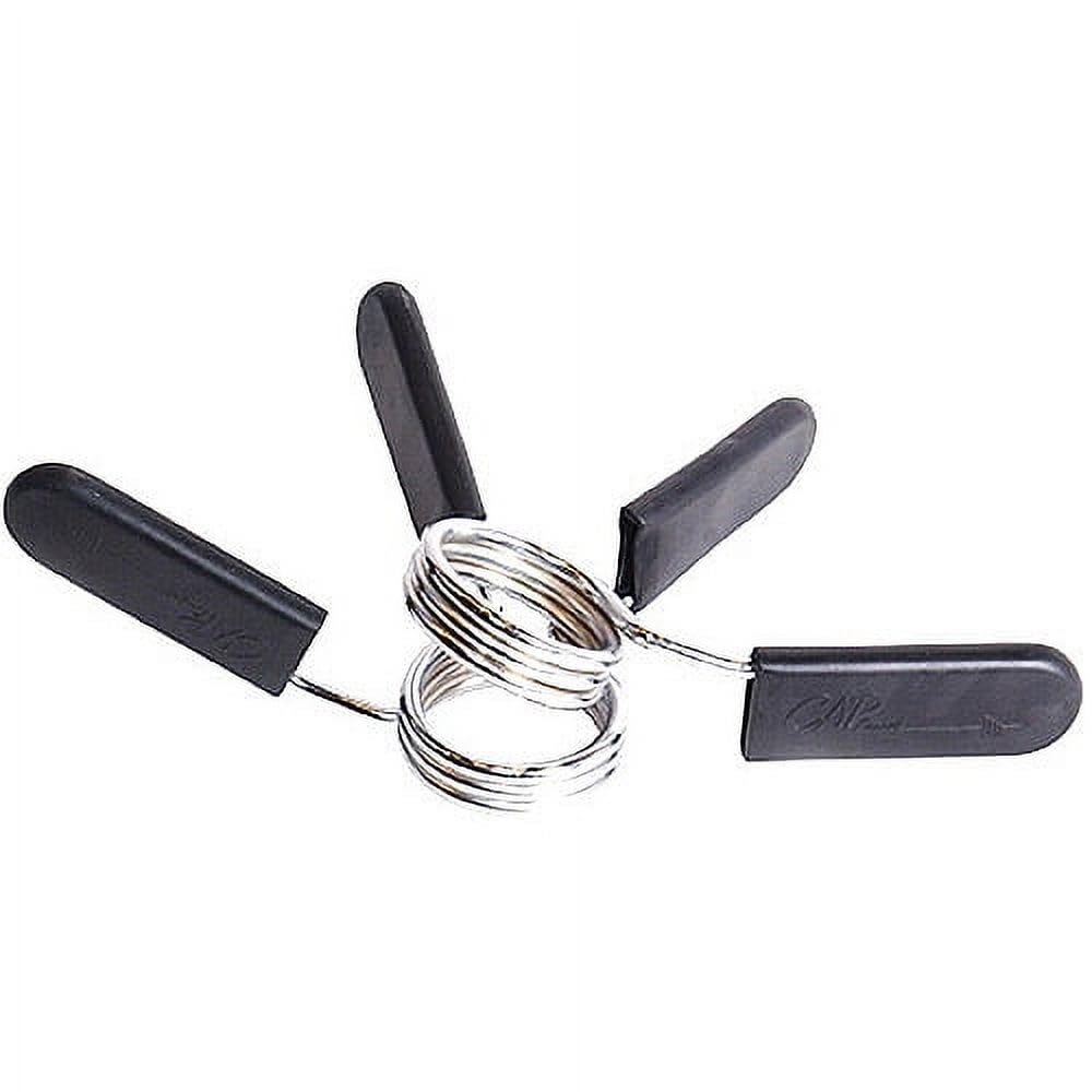 Black 2 Inch Barbell Clamps, Stainless Steel Spring Collar Clips Weight Bar Clamps Dumbbell Barbell Handle Locking Clip for Weightlifting Strength Gym Fitness Training Accessories