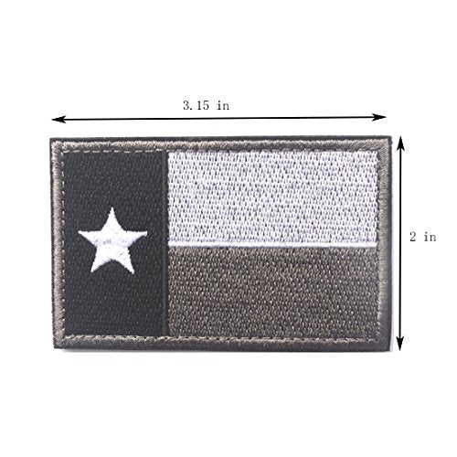 Texas State Flag Military Tactical Morale Patch - D Variation