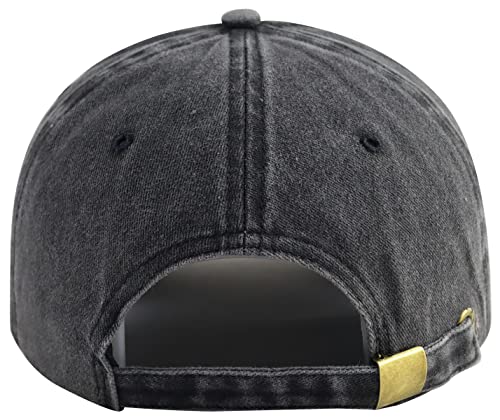 Funny Mama Hat for Women Black Classic Adjustable Washed Cotton Baseball Cap