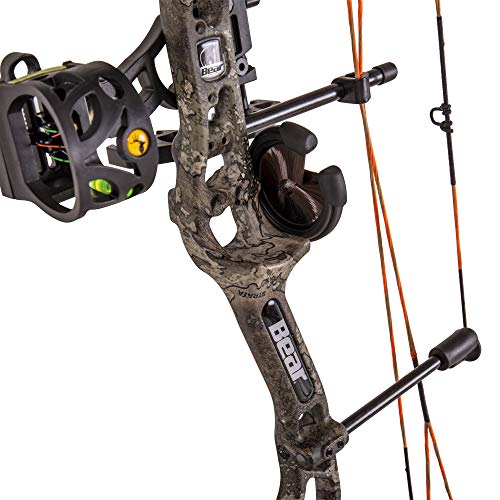 Bear Archery Royale Ready to Hunt Compound Bow Package for Adults and Youth, Right Hand, True Timber Strata