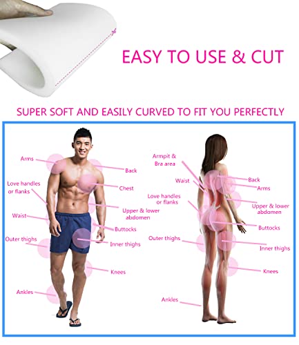 2 Pack Post Surgery Lipo Foam Pads for Abdominal Recovery - Flattening Boards