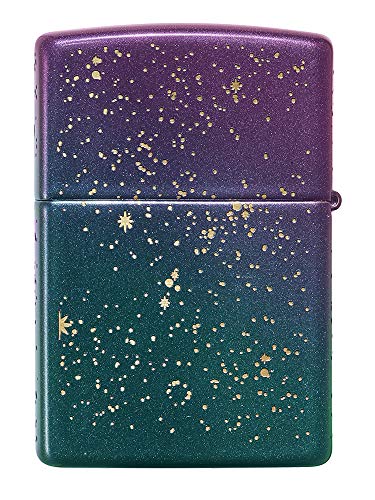 Starry Sky Iridescent Pocket Lighter - Windproof Refillable Zippo