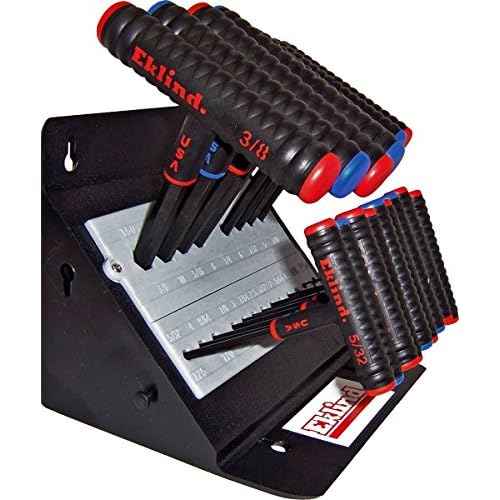 EKLIND 60625 Power-T T-Handle Hex allen wrench T-Key Combo- 6in Inch / MM (2 sets 19pc)