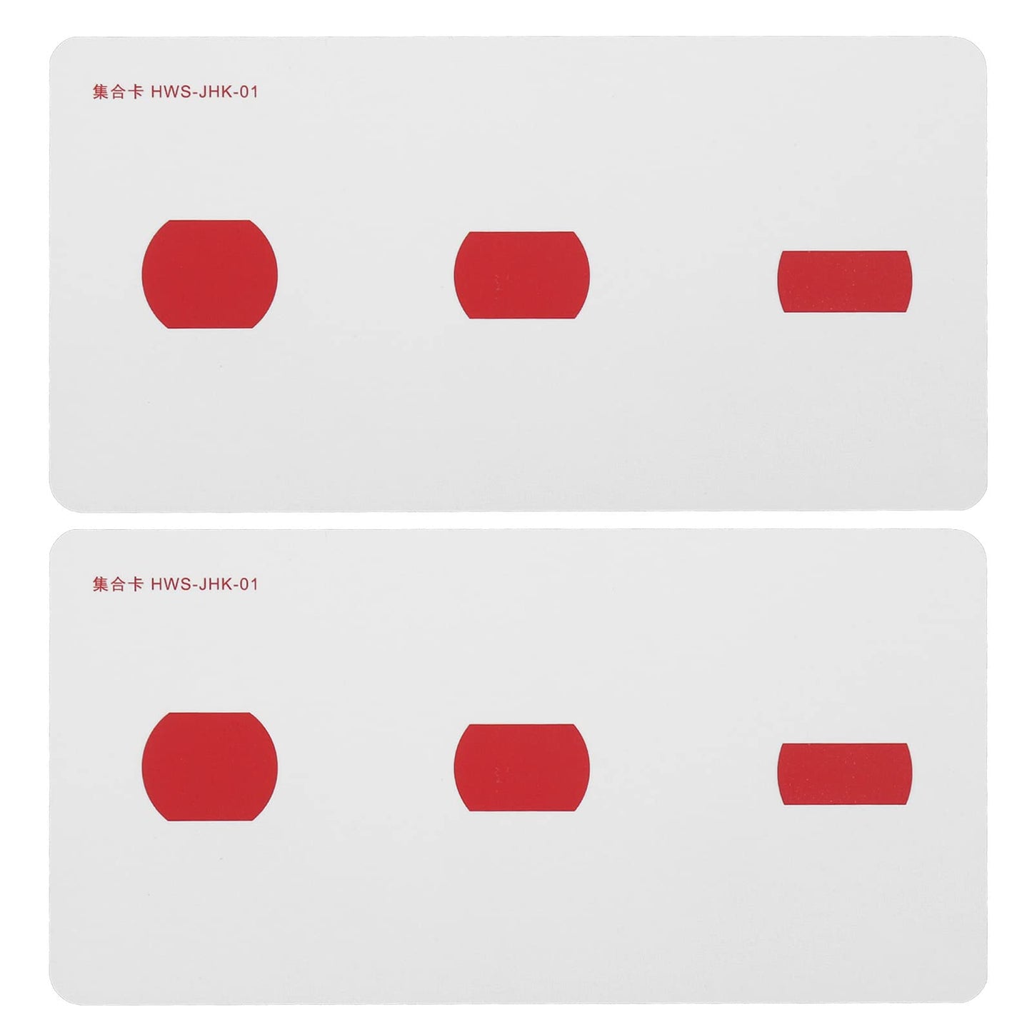 2pcs Strabismus Correction Cards, Amblyopia Training Cards