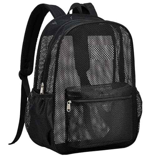 Oraben Duty Mesh Backpacks for Adults,See Through Backpack for Swimming Work Outdoor, Diving Backpack Carry Portable Oxygen Concentrators