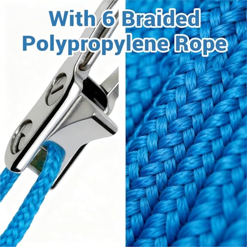 Heavy Duty Retractable Rope Tensioner with Carabiner for Camping & Tarp
