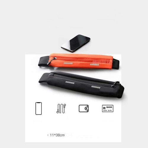 Slim Running Belt Runners Fanny Pack Adjustable Running Pouch Waist Bag Outdoor Sports Gear Accessories For Women Men