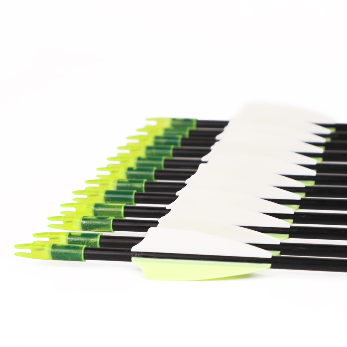 28" Fiberglass Arrows, Archery Practice Target Arrows for Youth Beginners