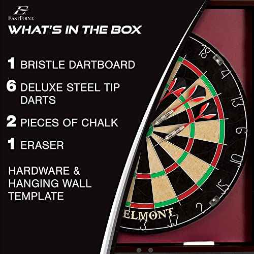 EastPoint Sports Belmont Bristle Dartboard and Cabinet Set