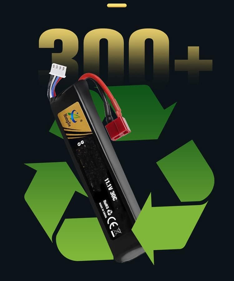 11.1V airsoft batteries 30C 2800mAh lipo battery airsoft T Plug with USB Charger T Plug to Mini Tamiya Cable Rechargeable Batteries for Airsoft gun Model splatrball gel blaster accessories-2pcs