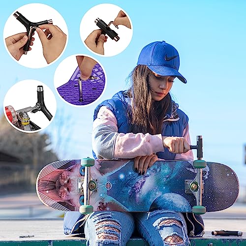 Skateboard Tool Set with T- and Y-Tools, Pack of 2 for Assembly & Repair