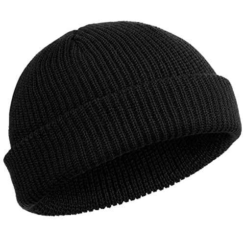 SATINIOR Trawler Beanie Watch Hat Roll-up Edge Skullcap Fisherman Beanie for Women Men