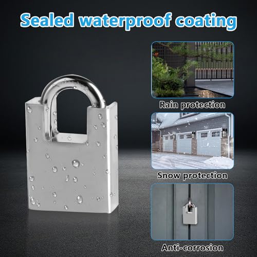 Heavy-Duty Stainless Steel Bike Chain Lock 40 Inch Security Lock with Key