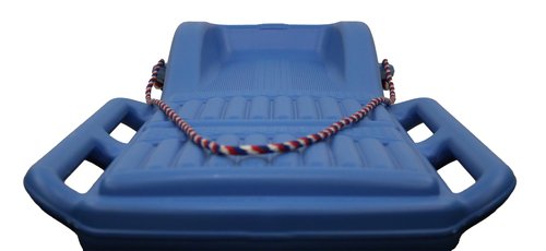 The Original Retro Racer Snow Sled by Confer Plastics, Cool Blue Color, Durable Design for All Ages, Made in USA, Available as a Single Sled for Quick Rides