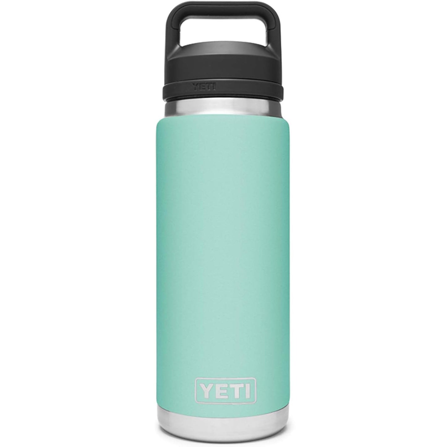 YETI Rambler 26 oz Bottle, Vacuum Insulated, Stainless Steel with Chug Cap, Seafoam