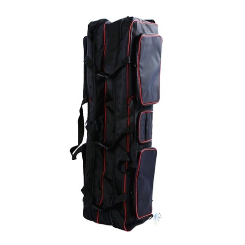 LXRHLIKG Fencing Draw-bar Wheel Bag for Epee Saber and Foil, Square Fencing Gear Sword Bag with Wheels, 1680D Oxford Material, Storage Bags for Mask Sword and Suit(Black)