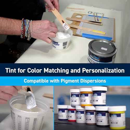 TotalBoat-14409 Marine Gelcoat for Boat Building, Repair and Composite Coatings (White, Quart with Wax)