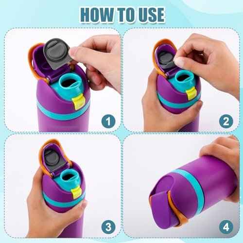 3pcs Bottle O Seal Ring & 3pcs Gasket Replacement Stopper for Owala FreeSip Cap, Silicone Water Bottle Plug Stopper BPA Free Top Lid Mouth Parts Compatible with Owala FreeSip 24oz 32oz