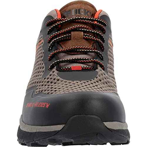 ROCKY Summit Elite Lo Top Hiker, Brown and Red, Size 11(M)