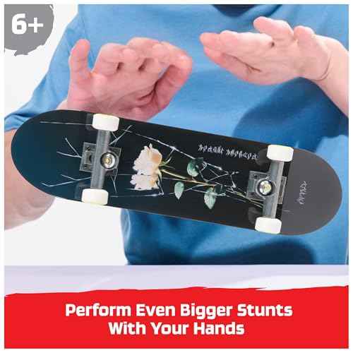 TECH DECK, April Handboard; Authentic Mini Skateboards, Kids Toys for Boys & Girls, Ages 6 and up (Hands Use Only)